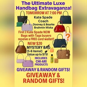 👜✨ “The Luxe Reveal: Designer Deals & Mystery Magic” ✨👜 FRIDAY 7PM Share Show